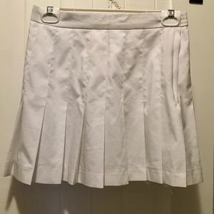 Womens White Tennis Skirt